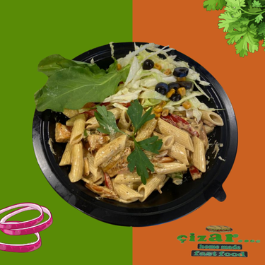 Acı Soslu Tavuklu Makarna