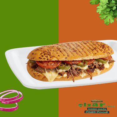 Kavurmalı Kaşarlı Sebzeli Sandviç Tost